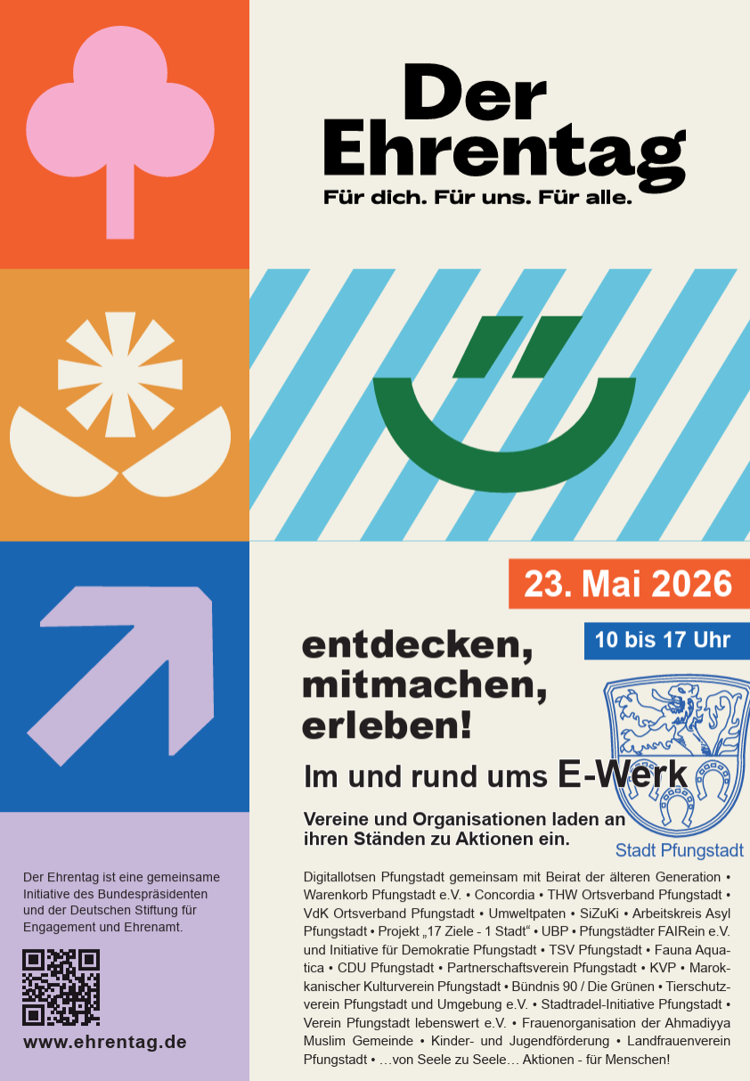 Plakat der Stadt Pfungstadt